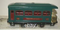 Lionel Prewar New York Central 152 Locomotive & 629/630 Passenger Cars Nice