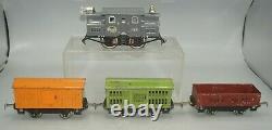 Lionel Prewar New York Central 152 Locomotive &800 Boxcar, 802 Stock, Gondola Cars