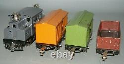 Lionel Prewar New York Central 152 Locomotive &800 Boxcar, 802 Stock, Gondola Cars