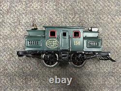 + Lionel Prewar O Gauge 0-4-0 New York Central 154 Green Locomotive Restored SS