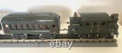 Lionel Prewar O Gauge # 153 New York Central Electric Loco & 3 Pass. Car Set