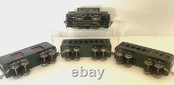 Lionel Prewar O Gauge # 153 New York Central Electric Loco & 3 Pass. Car Set