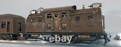 Lionel Prewar O Gauge Train Engine #254 & 3 Passenger Cars