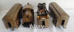 Lionel Set Prewar Standard Gauge 10E Locomotive 2-337Pullmans & 338 Observation