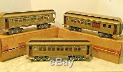 Lionel Standard Gauge Ny Central 490,418,419 Passenger Car With Ob