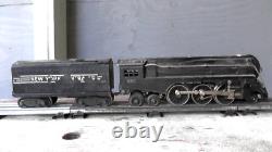 Lionel o27 streamlined steam locomotive & tender 2-6-4 #221 new york central nyc