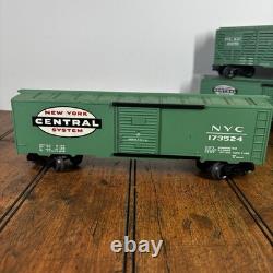 Lot 7 O Gauge New York Central System Box Car NYC Pittsburgh Lake Erie Bundle