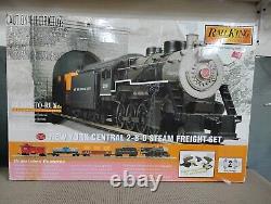 MHT Rail King New York Central 2-8-0 Steam Freight Electric Train Set RARE