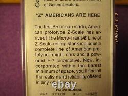 MICRO TRAINS Z GAUGE NEW YORK CENTRAL F 7 LOCOMOTIVE RD # 1710 ITEM No. 14003-2