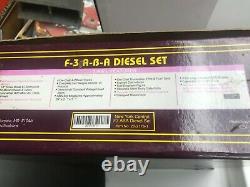 MTH # 20-2176-1 NYC F3 ABA Diesel set C-8 withoriginal box 184739
