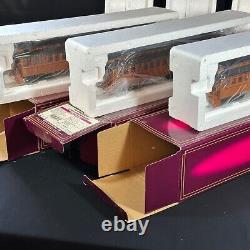 MTH #20-62031 O Scale New York Central 64' Woodside 3x Coach Car Set NOS