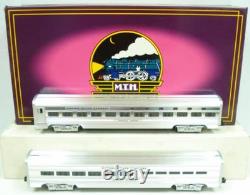 MTH 20-6509 O New York Central 70'' Aluminum Passenger Car Set (Set of 2) LN/Box