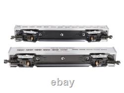 MTH 20-6509 O New York Central 70'' Aluminum Passenger Car Set (Set of 2) LN/Box