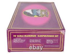 MTH 20-6509 O New York Central 70'' Aluminum Passenger Car Set (Set of 2) LN/Box