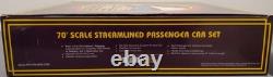 MTH 20-6554 O New York Central 70' Streamlined Passenger Car Set/Box