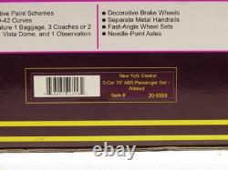 MTH 20-6568 New York Central 5-Car 70' ABS Passenger Set LN