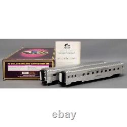 MTH 20-6668 New York Central 2 Car 70'ABS Ribbed Sleeper Diner Passenger Set