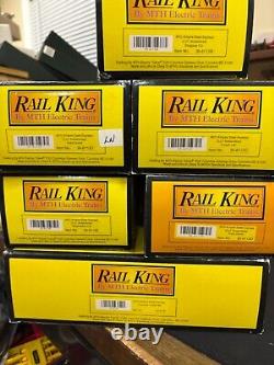 MTH 30-6113-B, C, D, D, E + 6136 7 CARS New York Central Empire State RailKing RY