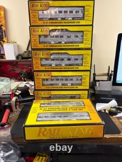 MTH 30-6113-B, C, D, D, E + 6136 7 CARS New York Central Empire State RailKing RY