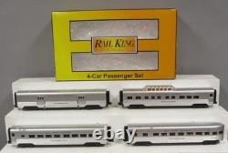 MTH 30-67809 O New York Central 60' Streamlined Passenger Car Set (Set of 4) LN