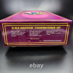 MTH MT-4119 New York Central NYC Scale Madison Combine/Diner 2-Car Set NIB