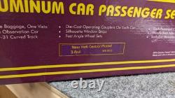 MTH MT-6013 NYC/New York Central 60' 4-Car Alum. Passenger Car Set O-Gauge NEW