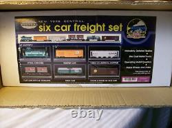 MTH New York Central NYC Premier 6 Car Freight Set. 20-90017, C9, NIB
