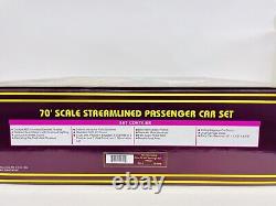 MTH New York Central Streamlined 70' ABS Ribbed 5 Car Passenger Set 20-6568 LN