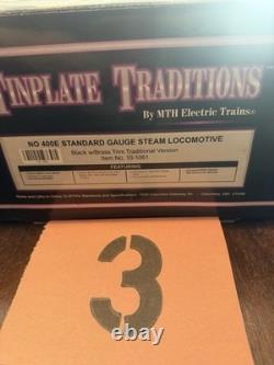 MTH No. 400E Standard Gauge Steam Locomotive Black Brass New York Central Tender