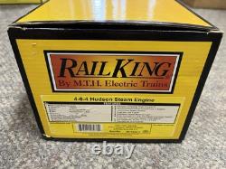 + MTH O RailKing New York Central 4-6-4 Hudson Steam Engine PS. 2 30-1534-1