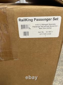 + MTH O RailKing New York Central 4-8-2 L3 Mohawk Specialty Passenger Set PS. 3