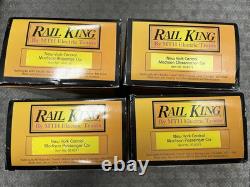 + MTH O RailKing New York Central Madison Passenger 4 Car Set 30-6210 /11/12/13