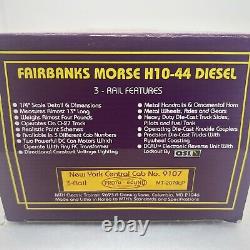 MTH Premier 20-2079-1 New York Central H10-44 Diesel Engine PS. 1 O #9107 New BCR