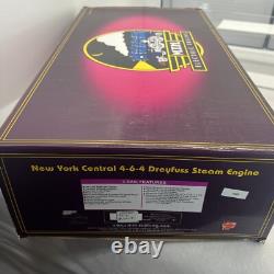 MTH Premier 20-3045-1 New York Central 4-6-4 Dreyfuss UPGRADED PS. 3 O Used #5445