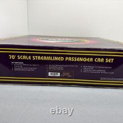 MTH Premier 20-6516 New York Central 70' Streamlined 5-Car Passenger Set Used O