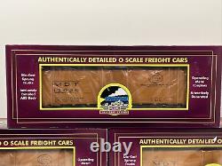 MTH Premier Lot (5) 20-3542A-E New York Central 40' Steel Sided Reefers Used O