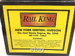 MTH RailKing 30-1103-0 New York Central Hudson 4-6-4 Steam O Used Whistle #5344