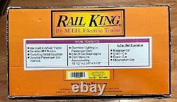 MTH RailKing 30-1496P NEW YORK CENTRAL (NYC) 60' Streamlined Pass Set Nice
