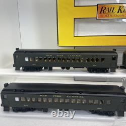 MTH RailKing 30-2846-1 New York Central 4-Car MU Passenger Set PS. 2 Used O NYC