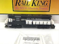 MTH RailKing 30-4188-1E New York Central GP-9 Diesel Eng. PS. 2 O Used #6000 NYC