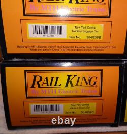 MTH RailKing 30-6256 NEW YORK CENTRAL O Scale 4-Car Madison Passenger Set