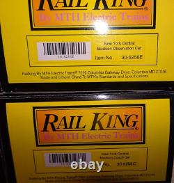 MTH RailKing 30-6256 NEW YORK CENTRAL O Scale 4-Car Madison Passenger Set