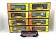 Mth Railking Lot Of (8) New York Central Freight Cars/caboose 30-7712 O Used Nyc