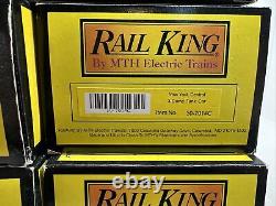 MTH RailKing Lot of (8) New York Central Freight Cars/Caboose 30-7712 O Used NYC