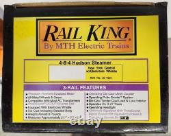 MTH Rail King 30-1025 New York Central 4-6-4 Hudson QSI PERFECT! LN/OB KP19