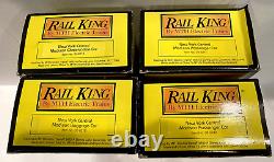 MTH/Rail King 30-6210,6211,6212,6213 (Lot of 4) Car Madison Set New York Central