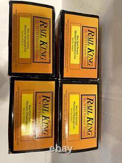 MTH/Rail King 30-6210,6211,6212,6213 (Lot of 4) Car Madison Set New York Central