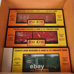 MTH Rail King O O-27 New York Central Six Car Freight Set 30-7014