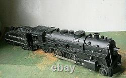 Marx 2-4-2 Locomotive NEW YORK CENTRAL Steam Chest Rd#1666 RARE O 27