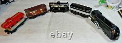 Marx New York Central Black Mercury Mechanical Whistling Freight Train (v)